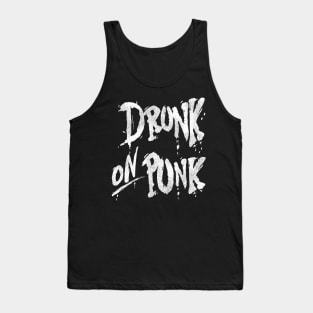 Drunk on Punk Straight Edge Sober Lifestyle Tank Top